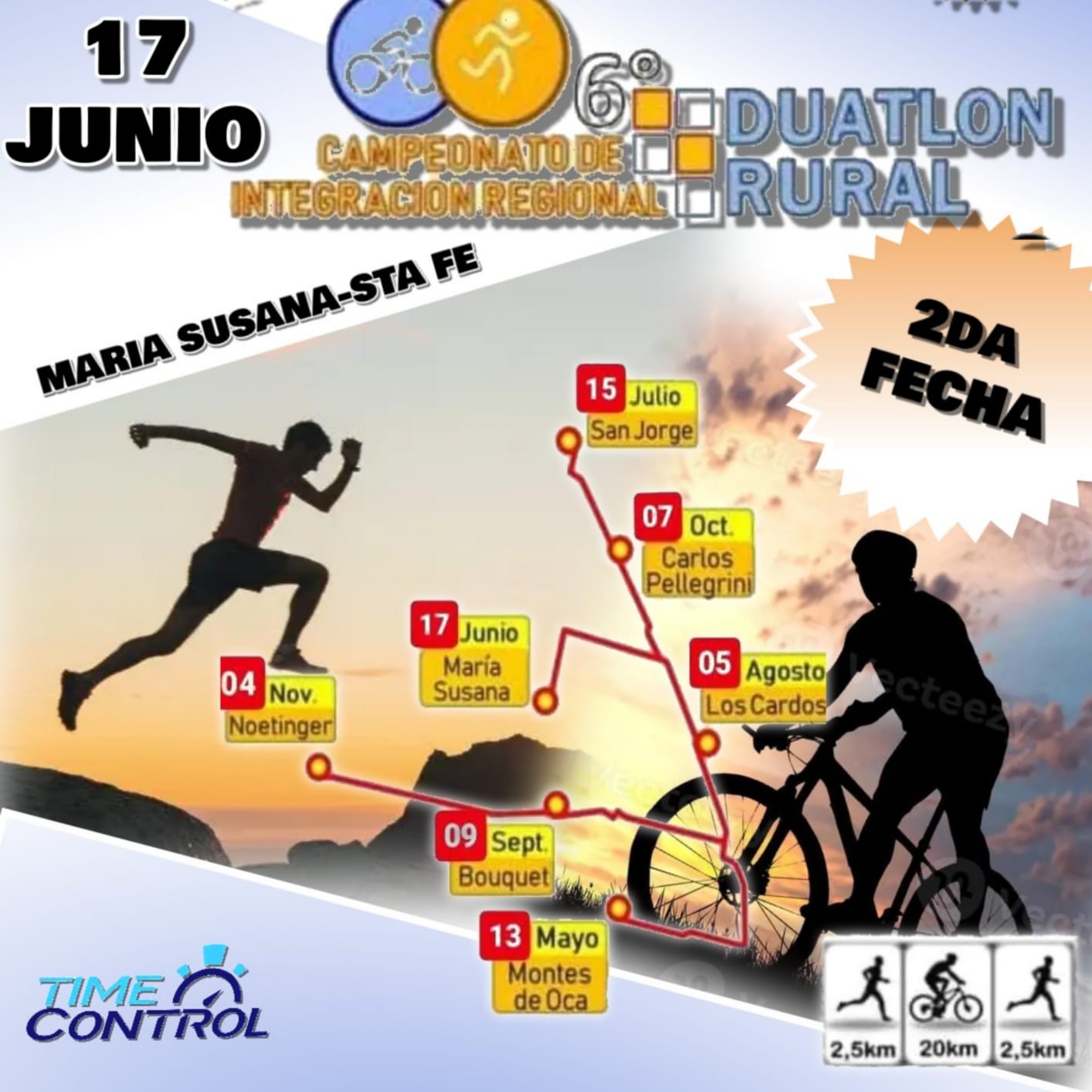 6° Campenato Duatlon ( 2° Fecha ) 