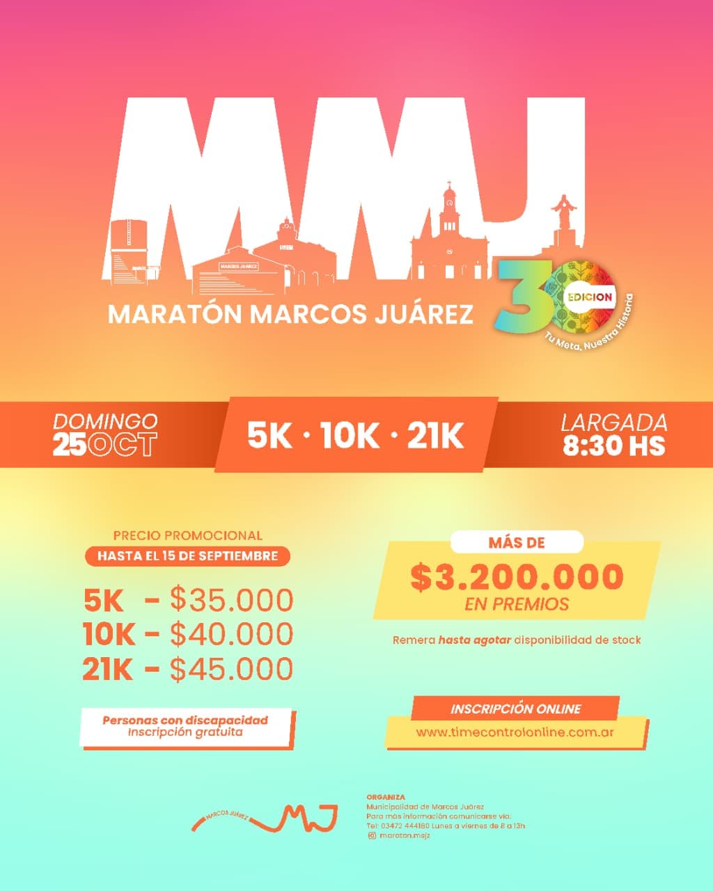 30° MARATON CIUDAD DE MARCOS JUAREZ